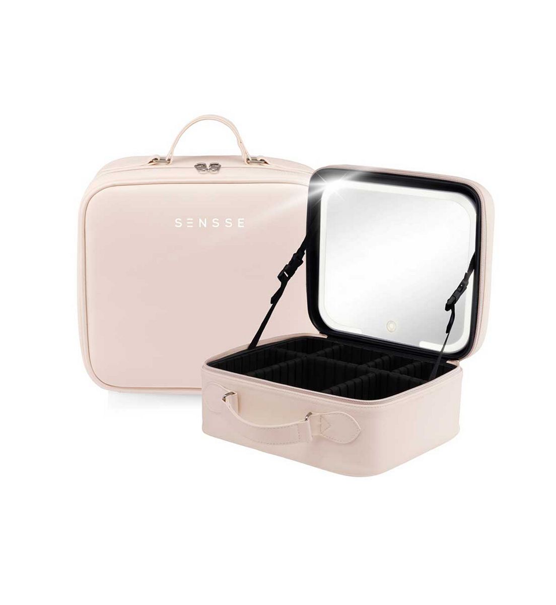 Sensse Glow Up Vanity Case With Led Light Mirror