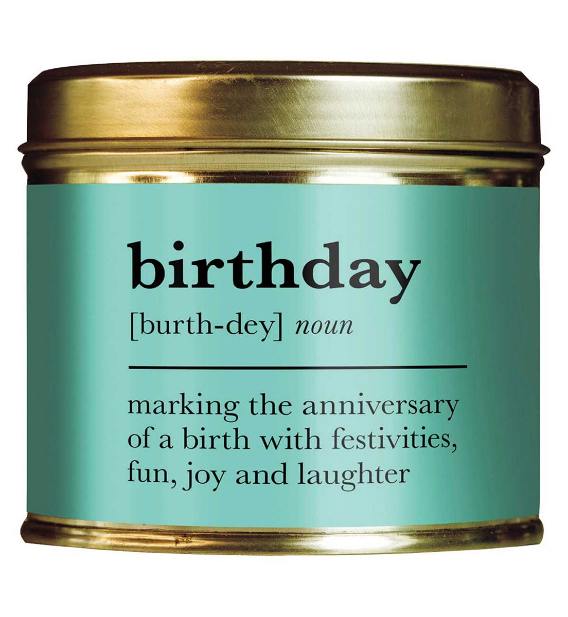 Shearer Candles Birthday, Marking The Anniversary Of A Birth With Festivities, Fun, Joy And Laughter Tin Candle 204g