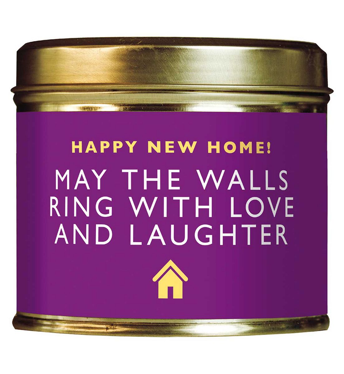 Shearer Candles Happy New Home May The Walls Ring With Love And Laughter Tin Candle 204g
