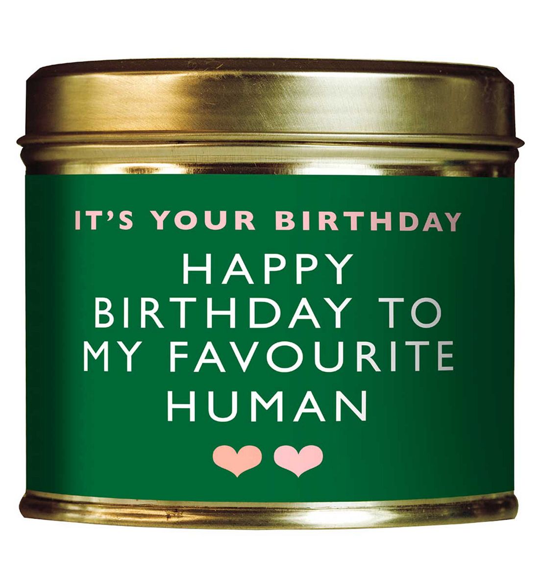 Shearer Candles It's Your Birthday, Happy Birthday To My Favourite Human Tin Candle 204g