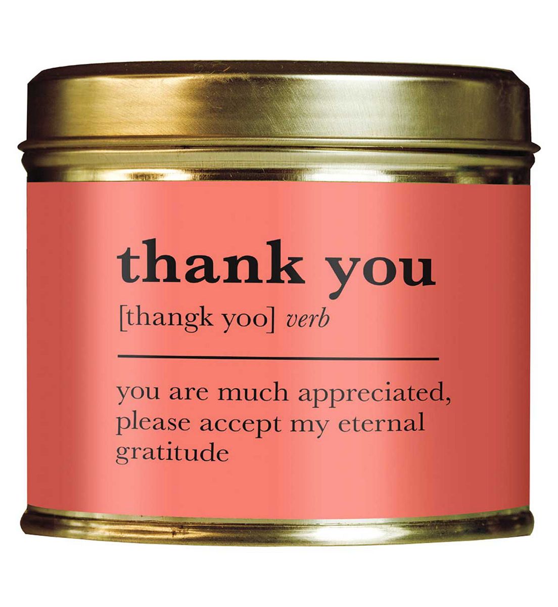 Shearer Candles Thank You Are Very Much Appreciated Please Accept My Eternal Gratitude Tin Candle 204g