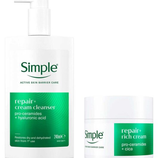 Simple Repair+ Cleanse And Moisturiser Bundle