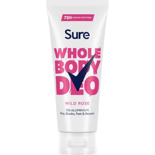 Sure Women Wild Rose 72Hr Whole Body Deodorant Cream 75ml