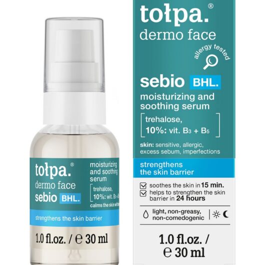 Tolpa Tołpa Dermo Face Sebio Barrier Hydrolipid Bhl Moisturizing And Soothing Serum 30ml