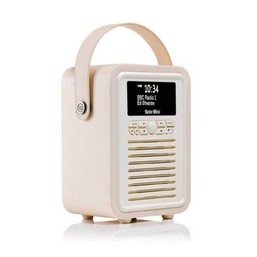 VQ Retro Mini Dab Radio Cream