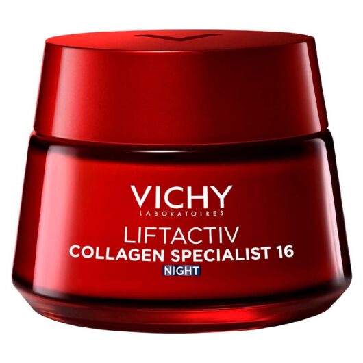 Vichy Liftactiv Collagen Specialist 16 Peptide Night Cream With Reservatrol For All Skin Types 50ml