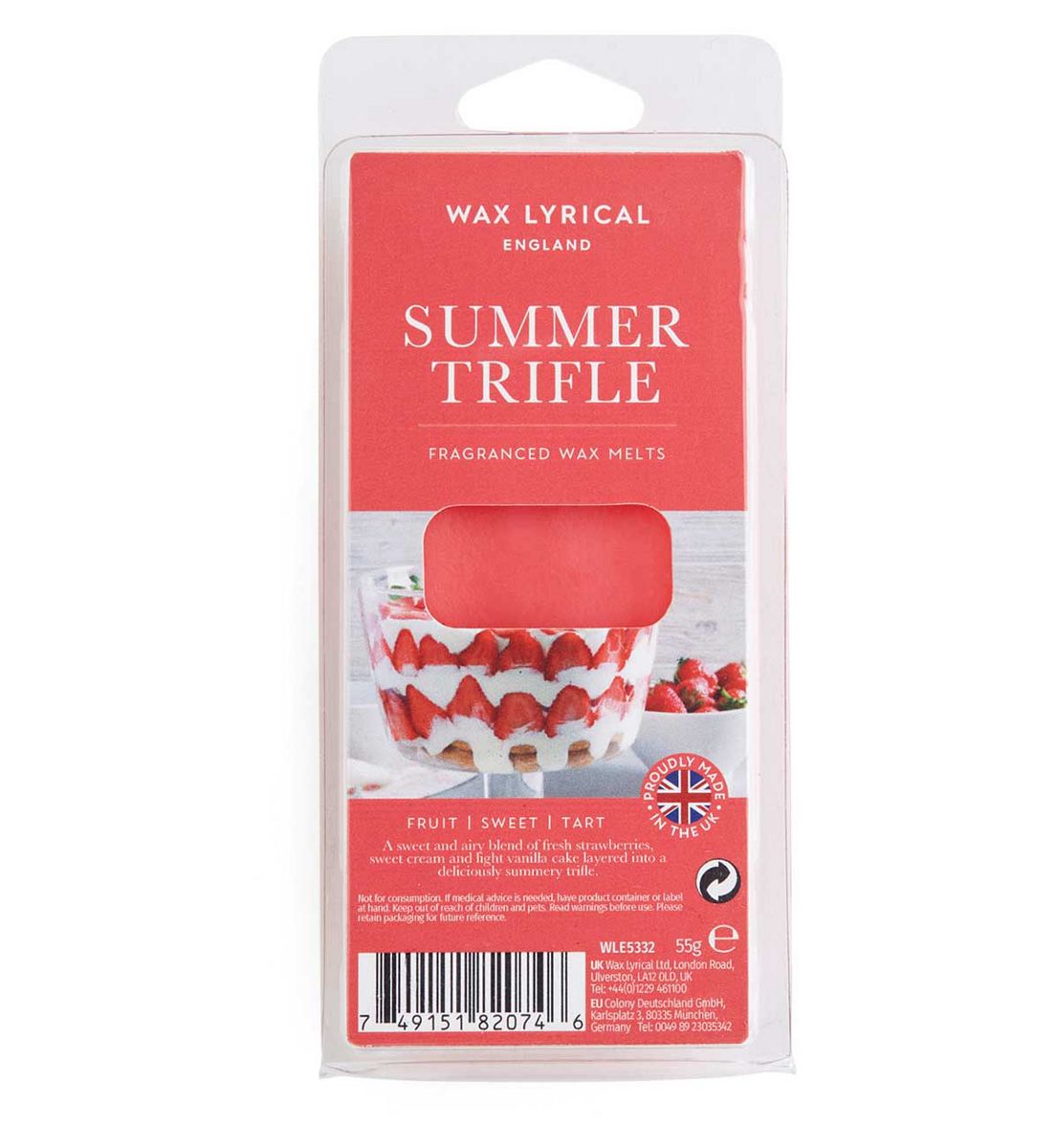 Wax Lyrical Wax Melt Summer Trifle 55g