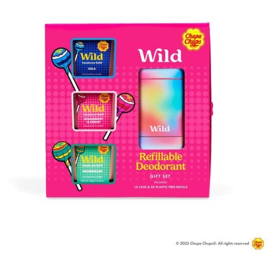 Wild & Chupa Chups Refillable Deodorant Gift Set