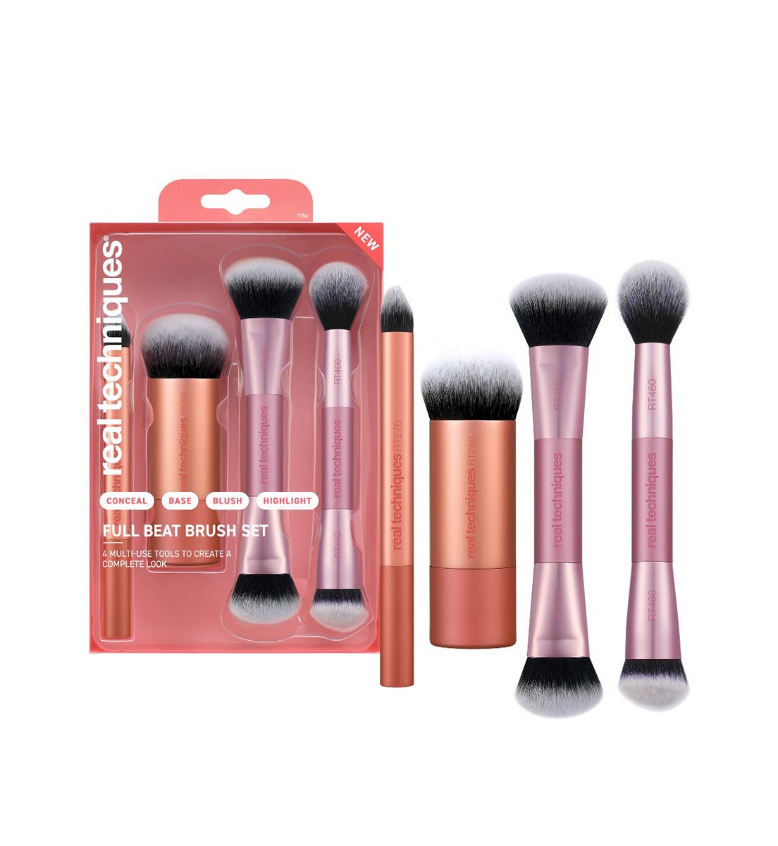 Real Techniques Full Beat 4 Piece Brush Set